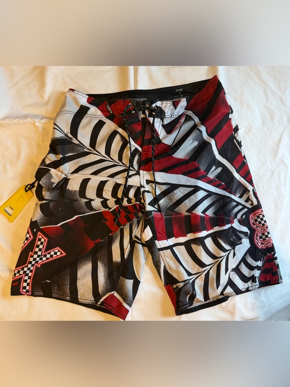 Fox Racing Board Shorts Swim Suit Size 34